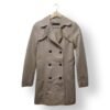 Trench Coat Zara Beige Mujer XS Clásico Doble Botonadura Elegante