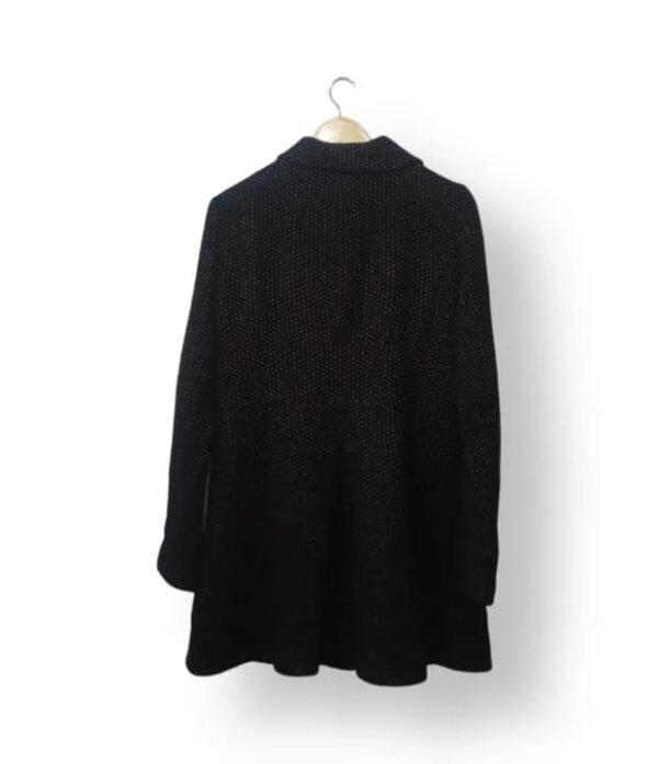 Abrigo Idra Negro 90% Lana Mujer Talla S Elegante Clásico Invierno