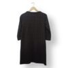 Vestido Max Studio Negro Estampado Mujer XS Manga 3/4 Elegante Casual