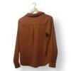 Blusa Camel Mujer Talla M Manga Larga Elegante Clásica