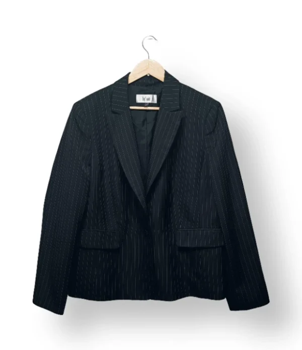 Blazer Le Suit azul con lineas  – Talla L