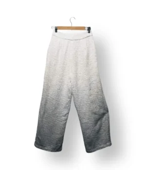 Pantalón Palazzo Blanco Tipo Lanilla Forrado – Talla S