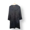 Trench liviano negro – Estilo clásico