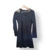 Chaqueta liviana azul con capucha – Talla L
