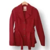 Abrigo Corto Esprit Rojo – Talla 36