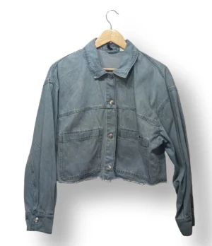 Chaqueta Denim Crop H&M – Talla L