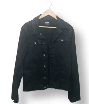 Chaqueta Denim Pull&Bear  Negra – Talla S