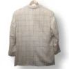 Blazer Largo de Lanilla a Cuadros – Talla Aproximada L
