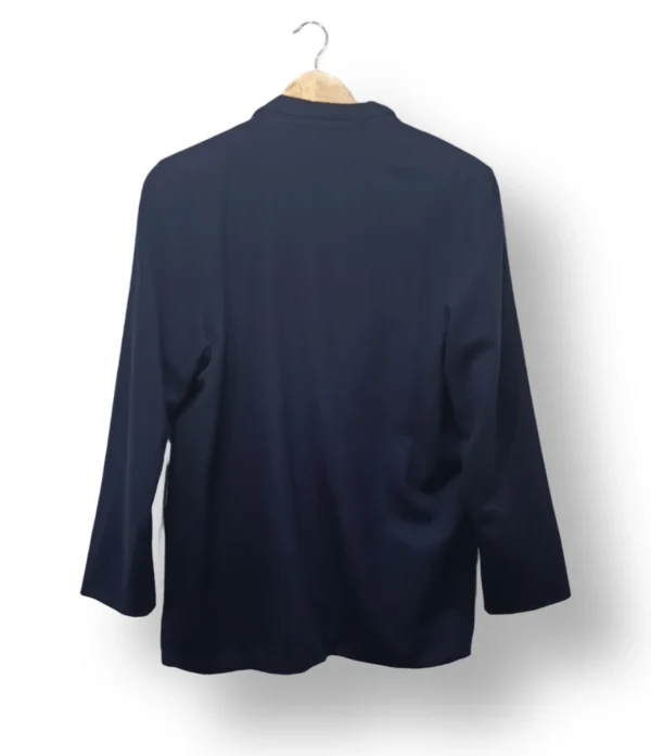 Blazer azul marino 100% lana – Talla L