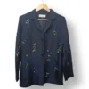 Blazer de seda bordado Travis Ayers – Talla M/L