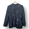 Blazer de seda bordado Travis Ayers – Talla M/L