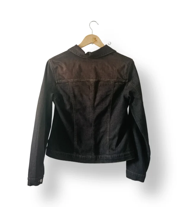 Chaqueta de mezclilla negra GAM – Talla M