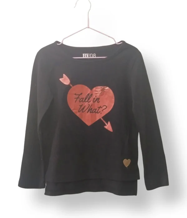 Polera de manga larga ELV – Talla 8 años