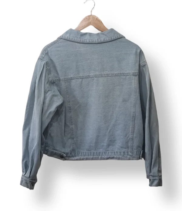 Chaqueta cropped oversized de mezclilla Shein – Talla S