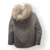 Abrigo corto Zara con capucha – Talla M