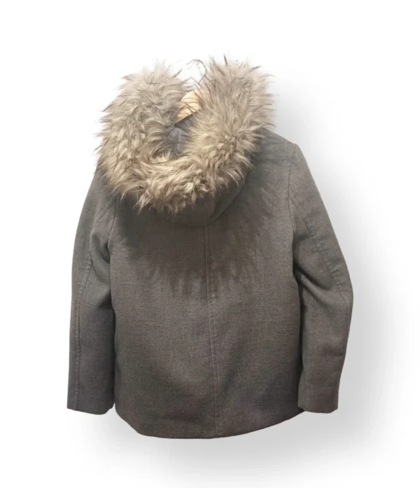 Abrigo corto Zara con capucha – Talla M