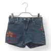 Short de mezclilla con flores Limited Too – Talla 12 años