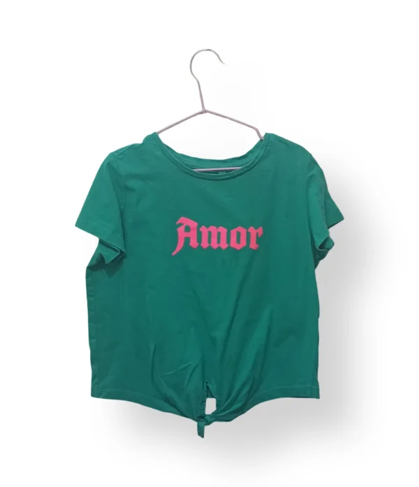 Polera con nudo ELV – Talla 8 años
