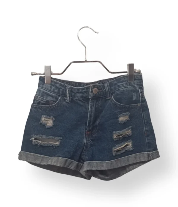 Short de mezclilla rasgado ELV Denim – Talla 10 años