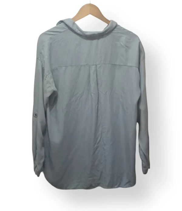 Camisa de mezclilla celeste muy claro Zara