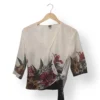 Blusa Cruzada IO Estampado Floral – Talla XS