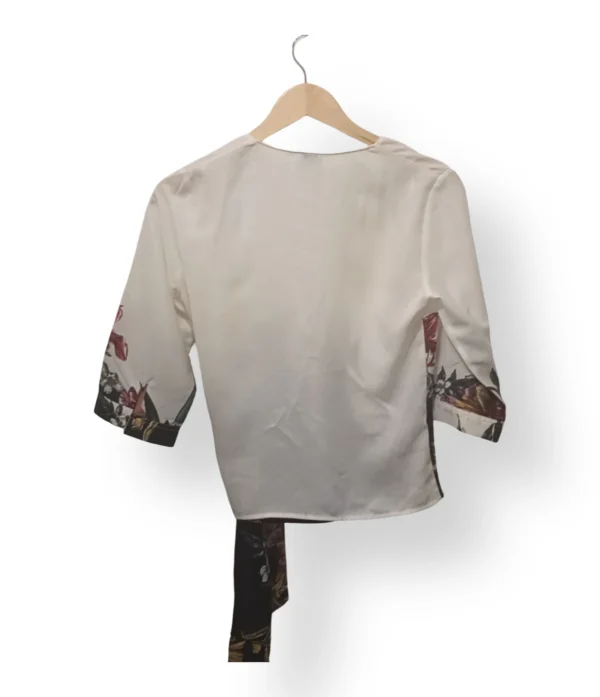 Blusa Cruzada IO Estampado Floral – Talla XS