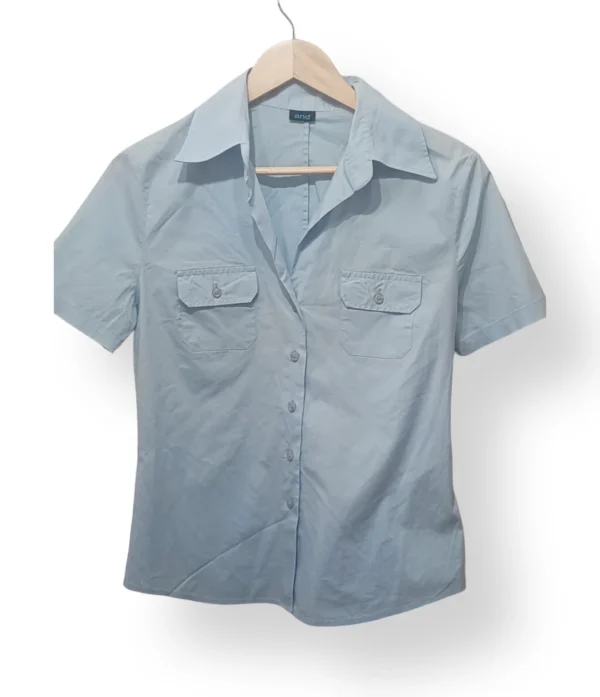 Camisa AND Celeste – Talla S